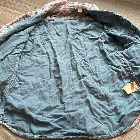 Scotch & Soda | Plaid blue flannel button up - Picture 9 of 16